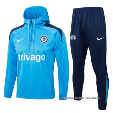 Chandal de Sudadera del Chelsea 2024-2025 Azul Chandal de Sudadera del Chelsea 2024-2025 Azul