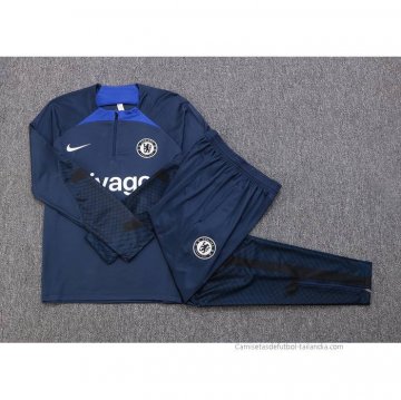 Chandal de Sudadera del Chelsea 2022-2023 Azul