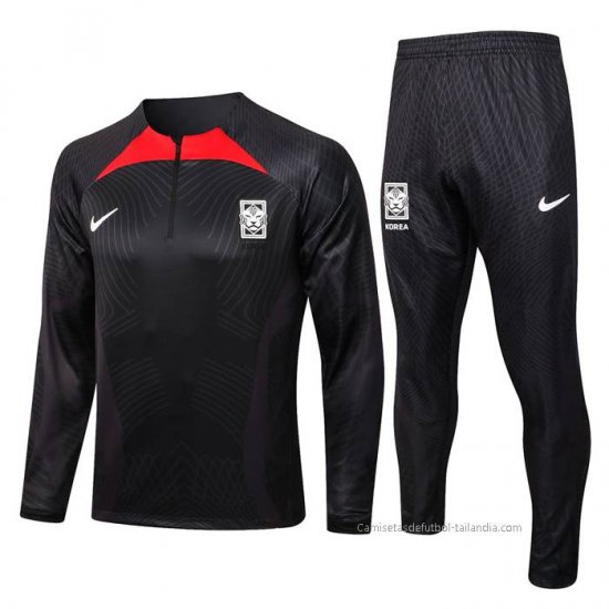 Chandal de Sudadera del Corea del Sur 2022-2023 Negro - Haga un click en la imagen para cerrar