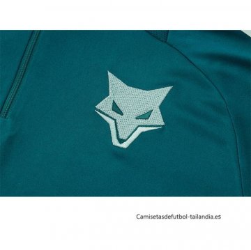 Chandal de Sudadera del Cruzeiro Nino 2024-2025 Verde