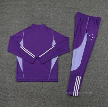 Chandal de Sudadera del Cruzeiro Nino 2023-2024 Purpura
