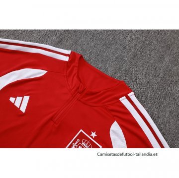 Chandal de Sudadera del Espana 2026-2027 Rojo