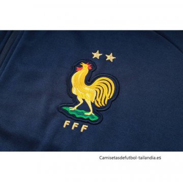 Chandal de Sudadera del Francia 2024-2025 Azul Oscuro