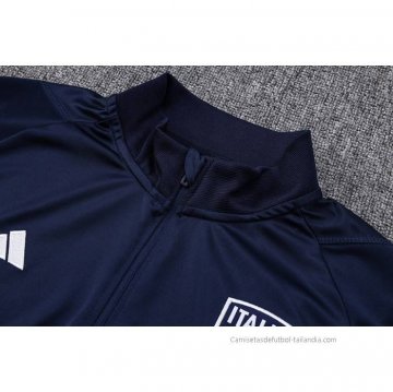 Chandal de Sudadera del Italia Nino 2023-2024 Azul