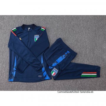Chandal de Sudadera del Italia Nino 2024-2025 Azul