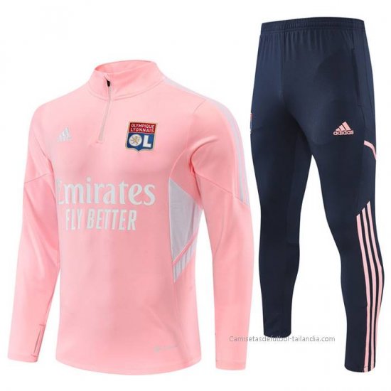 Chandal de Sudadera del Lyon 2022-2023 Rosa - Haga un click en la imagen para cerrar