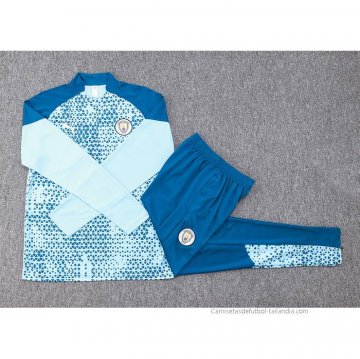 Chandal de Sudadera del Manchester City 2023-2024 Azul
