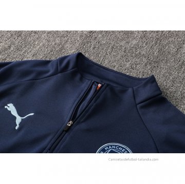 Chandal de Sudadera del Manchester City 2021-2022 Azul