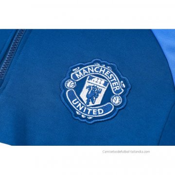 Chandal de Sudadera del Manchester United 2023-2024 Azul