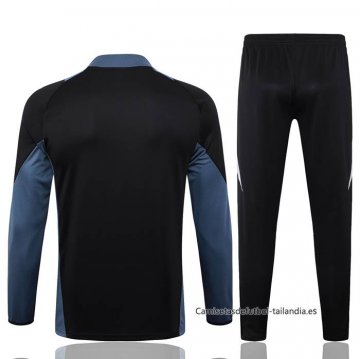 Chandal de Sudadera del Manchester United 2024-2025 Negro