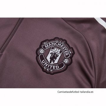 Chandal de Sudadera del Manchester United 2025-2026 Purpura