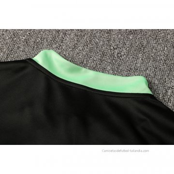 Chandal de Sudadera del Manchester United Nino 2021-2022 Negro
