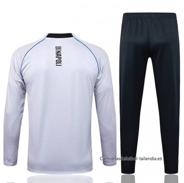 Chandal de Sudadera del Napoli 2025-2026 Blanco