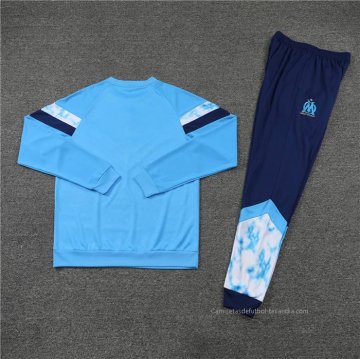 Chandal de Sudadera del Olympique Marsella 2022 Azul Claro