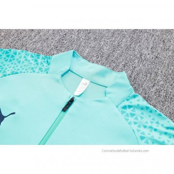 Chandal de Sudadera del Olympique Marsella Nino 2023-2024 Verde