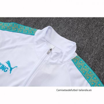 Chandal de Sudadera del Olympique Marsella Nino 2025-2026 Blanco