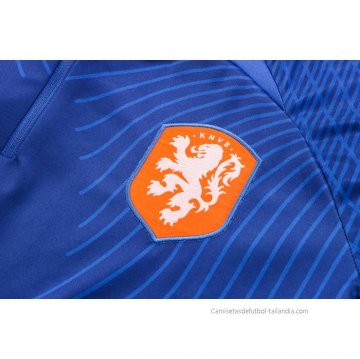 Chandal de Sudadera del Paises Bajos 2022-2023 Azul