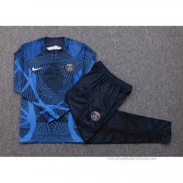 Chandal de Sudadera del Paris Saint-Germain 2022-2023 Azul