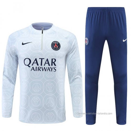 Chandal de Sudadera del Paris Saint-Germain 2022-2023 Gris - Haga un click en la imagen para cerrar