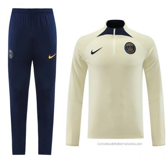 Chandal de Sudadera del Paris Saint-Germain 2023-2024 Amarillo - Haga un click en la imagen para cerrar
