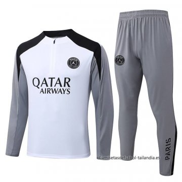 Chandal de Sudadera del Paris Saint-Germain 2026-2027 Blanco Chandal de Sudadera del Paris Saint-Germain 2026-2027 Blanco