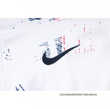 Chandal de Sudadera del Paris Saint-Germain 2024-2025 Blanco