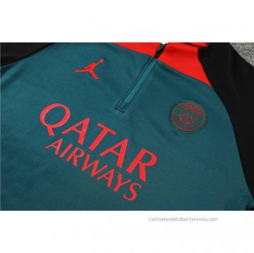 Chandal de Sudadera del Paris Saint-Germain Jordan 2022-2023 Verde