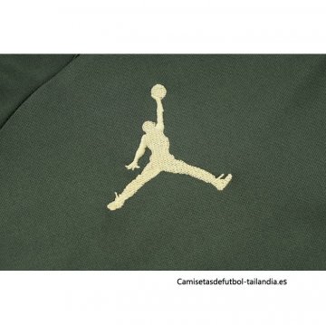 Chandal de Sudadera del Paris Saint-Germain Jordan 2023-2024 Verde