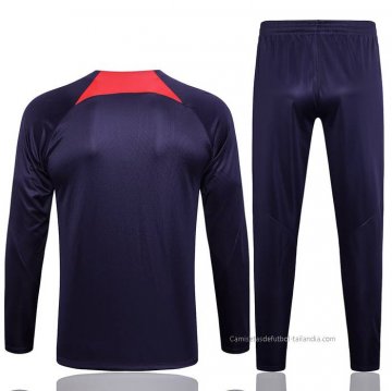 Chandal de Sudadera del Paris Saint-Germain Nino 2023-2024 Purpura