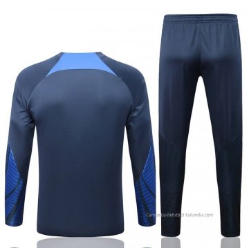 Chandal de Sudadera del Paris Saint-Germain Nino 2022-2023 Azul