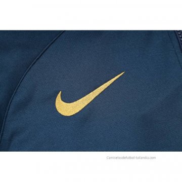 Chandal de Sudadera del Paris Saint-Germain Nino 2023-2024 Azul Oscuro
