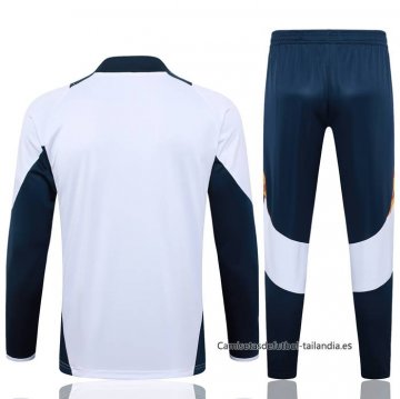Chandal de Sudadera del Real Madrid 2024-2025 Blanco