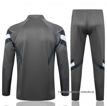 Chandal de Sudadera del Real Madrid 2024-2025 Gris