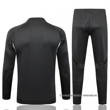 Chandal de Sudadera del Real Madrid 2025-2026 Gris Verde