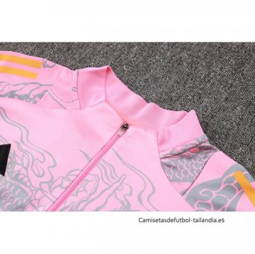 Chandal de Sudadera del Real Madrid Dragon 2024-2025 Rosa