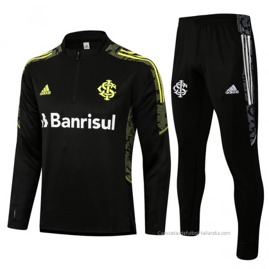 Chandal de Sudadera del SC Internacional 2021-2022 Negro - Haga un click en la imagen para cerrar