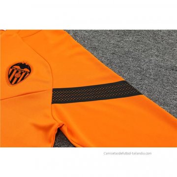 Chandal de Sudadera del Valencia 2022-2023 Naranja