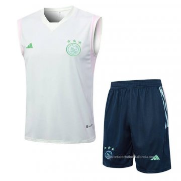 Chandal del Ajax Sin Mangas 2023-2024 Verde Chandal del Ajax Sin Mangas 2023-2024 Verde
