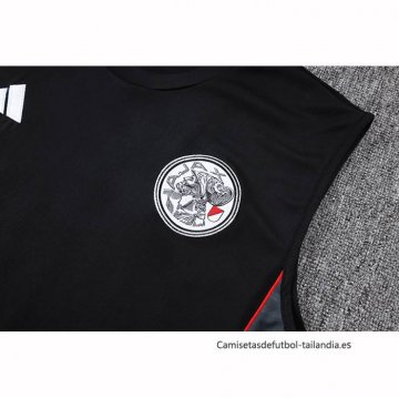Chandal del Ajax Sin Mangas 2025-2026 Negro