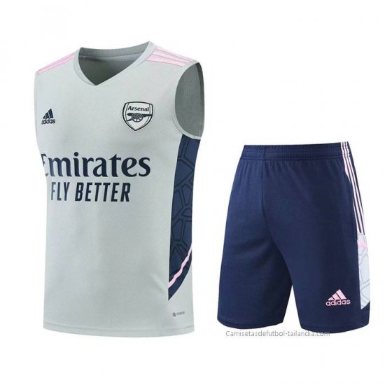 Chandal del Arsenal Sin Mangas 2022-2023 Gris - Haga un click en la imagen para cerrar