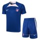 Chandal del Atletico Madrid Manga Corta 2023-2024 Azul - Pantalon Corto