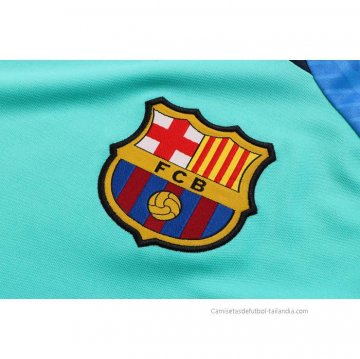 Chandal del Barcelona Manga Corta 2022-2023 Verde - Pantalon Corto