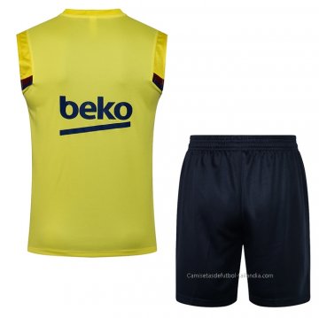 Chandal del Barcelona Sin Mangas 2021-2022 Verde
