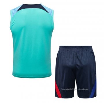 Chandal del Barcelona Sin Mangas 2022-2023 Verde