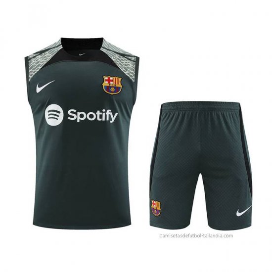 Chandal del Barcelona Sin Mangas 2023-2024 Verde - Haga un click en la imagen para cerrar