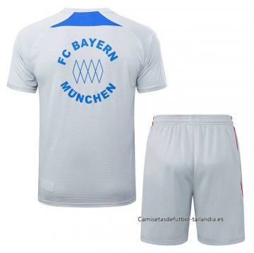 Chandal del Bayern Munich Manga Corta 2025-2026 Gris - Pantalon Corto