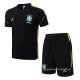Chandal del Brasil Manga Corta 2026-2027 Negro - Pantalon Corto