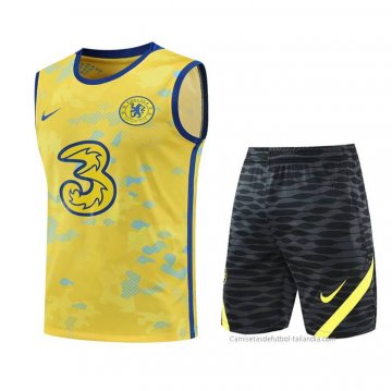 Chandal del Chelsea Sin Mangas 2022-2023 Amarillo Chandal del Chelsea Sin Mangas 2022-2023 Amarillo