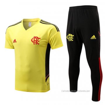 Chandal del Flamengo Manga Corta 2022-2023 Amarillo Chandal del Flamengo Manga Corta 2022-2023 Amarillo
