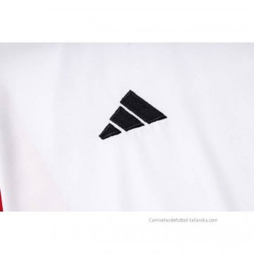 Chandal del Flamengo Manga Corta 2023-2024 Blanco - Pantalon Corto
